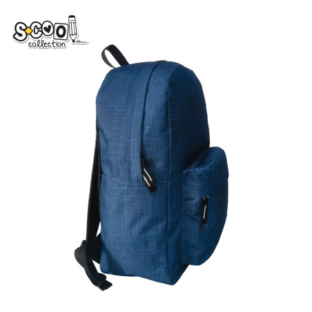 Ghiozdan CLASSIC DENIM, 1 compartiment depozitare, 43x30x16 cm