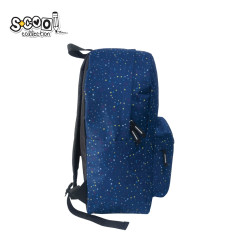 Ghiozdan ergonomic, NIGHT SKY, compartiment cu fermoar, 43x30x16 cm