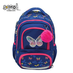 Ghiozdan scoala, BUTTERFLY, compartiment laptop, 42x31x16 cm