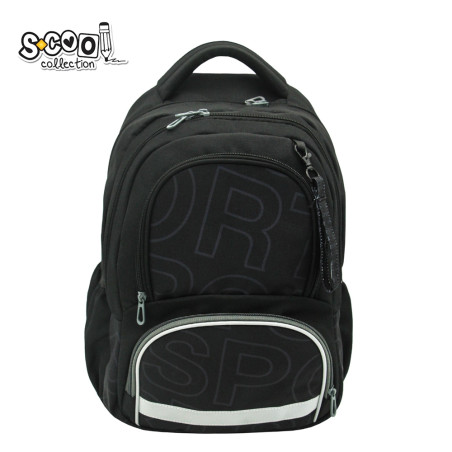 Ghiozdan ergonomic, compartiment laptop, SPORTS, 42x31x16 cm