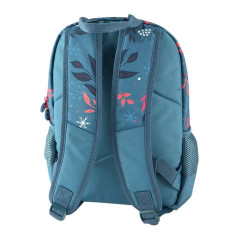 Ghiozdan Frozen, cls 0, compartiment spatios, buzunar frontal cu fermoar, 38 cm, albastru