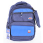 Ghiozdan cu penar, pentru clasa 0, 5 compartimente cu fermoar, maner, bluemarin, 40 cm Ghiozdan cu penar, pentru clasa 0, 5 compartimente cu fermoar, maner, bluemarin, 40 cm