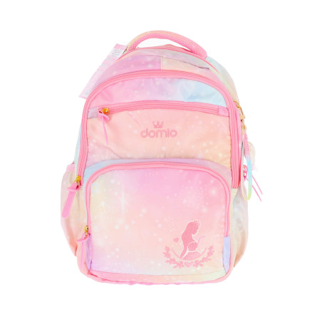 Ghiozdan prescolari, Funtasy, 3 compartimente cu fermoar, cusaturi duble, multicolor