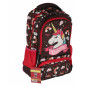 Ghiozdan cu 3 compartimente, imprimeu multicolor cu Unicroni, buzunare laterale, 15L