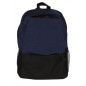 Ghiozdan clasele primare, design simplu, 2 compartimente cu fermoar, buzunare laterale, 42 cm, volum 14.5 L
