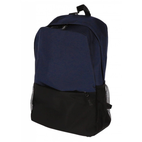 Ghiozdan clasele primare, design simplu, 2 compartimente cu fermoar, buzunare laterale, 42 cm, volum 14.5 L