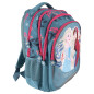 Ghiozdan cu motiv Frozen, pentru fetite, 4 compartimente separate, poliester
