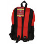 Ghiozdan pentru clasele primare, 14.5 L, 2 fermoare, maner, buzunare laterale, rosu/negru Ghiozdan pentru clasele primare, 14.5 L, 2 fermoare, maner, buzunare laterale, rosu/negru