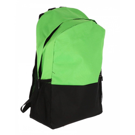 Ghiozdan clasele I-IV, clasic, inchidere fermoar, buzunare laterale, verde, 42 x 29 x 13 cm