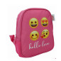 Ghiozdan roz pentru prescolari, imprimeu emoticoane, bretele reglabile, 28 x 24 x 9 cm Ghiozdan roz pentru prescolari, imprimeu emoticoane, bretele reglabile, 28 x 24 x 9 cm