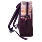 Ghiozdan cu imprimeu Frozen, violet, bretele buretate si reglabile, maner, 28 x 24 x 9 cm