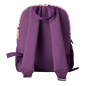 Ghiozdan cu imprimeu Frozen, violet, bretele buretate si reglabile, maner, 28 x 24 x 9 cm