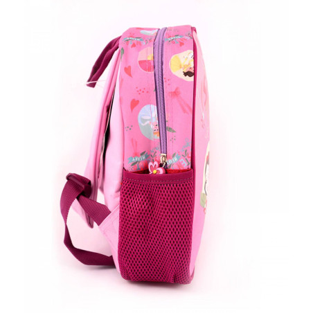 Ghiozdan prescolari, Mini Princess Pigna, buzunar exterior, 28 cm, roz