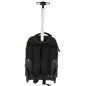Ghiozdan troller Power, compartiment laptop, maner telescopic, buzunare frontale, 50 cm, multicolor