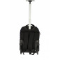Ghiozdan troller Power, maner telescopit, roti mari, compartiment laptop, buzunare frontale, 50x34x26 cm