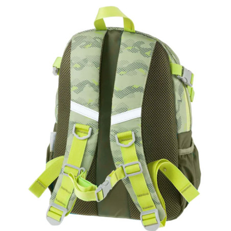Rucsac scoala, 3 compartimente, clasa 0, fermoar, 11 litri, RHINO DINO