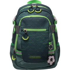 Rucsac clasa pregatitoare, 2 compartimente, buzunare, 11 litri, bretele ajustabile, verde