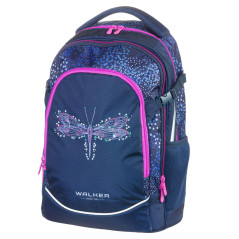 Rucsac ergonomic gimnaziu, compartimente cu fermoar, ajustabil, maner transport, Fame Magic Dragonfly Walker
