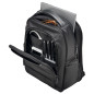 Rucsac business, multiple compartimente, certificat TSA, Kensington Contour 2.0, negru