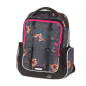Rucsac ergonomic, model floral, compartiment laptop, volum 29 litri, bretele reglabile