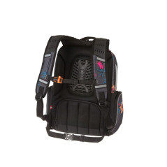 Rucsac ergonomic, model floral, compartiment laptop, volum 29 litri, bretele reglabile