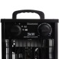 Incalzitor electric cu termostat, 3000W, 5 moduri de functionare, 6 trepte putere, IPX4, carcasa otel, RESIGILAT
