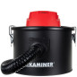 Aspirator industrial de cenusa, fara sac, 800 W, filtru HEPA, rezervor 10L, functie de suflare, 25 x 26 cm