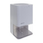 Dezumidificator de aer cu iluminare LED de fundal si temporizator, sistem Peltier, maner, 1400 ml, alb