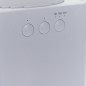 Dezumidificator de aer cu iluminare LED de fundal si temporizator, sistem Peltier, maner, 1400 ml, alb