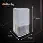 Dezumidificator de aer cu iluminare LED de fundal si temporizator, sistem Peltier, maner, 1400 ml, alb