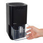 Dezumidificator de aer, 7 culori LED de fundal, temporizator, rezervor 1400 ml, 36 W, maner, negru