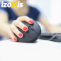 Mouse vertical wireless, ergonomic, universal, USB 2.4 GHz, 6 butoane, 1200 DPI