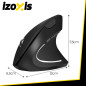 Mouse vertical wireless, ergonomic, universal, USB 2.4 GHz, 6 butoane, 1200 DPI