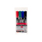 Set 4 markere permanente, varf rotund 3 mm, cerneala pe baza de alcool Set 4 markere permanente, varf rotund 3 mm, cerneala pe baza de alcool
