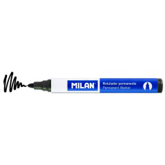Marker negru permanent, grosime varf 2 mm, pe baza de alcool