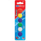 Magneti pentru frigider sau tabla magnetica, diametru 2 cm, set 6 bucati, multicolor