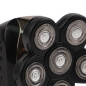 Aparat de ras electric, 6 capete, incarcare USB, IPX6, ergonomic, baterie 600 mAh, negru Aparat de ras electric, 6 capete, incarcare USB, IPX6, ergonomic, baterie 600 mAh, negru