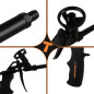 Pistol spuma poliuretanica, dozator reglabil, corp metalic, 2 duze, maner antiderapant Pistol spuma poliuretanica, dozator reglabil, corp metalic, 2 duze, maner antiderapant