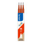 Set 3 rezerve Roller Frixion Ball, varf 0.7 mm, rosu