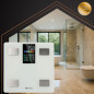 Cantar de baie electronic, control smartphone, maxim 226 kg, unitati LB/KG/ST, alb Cantar de baie electronic, control smartphone, maxim 226 kg, unitati LB/KG/ST, alb