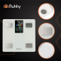 Cantar de baie electronic, control smartphone, maxim 226 kg, unitati LB/KG/ST, alb Cantar de baie electronic, control smartphone, maxim 226 kg, unitati LB/KG/ST, alb