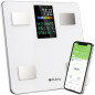 Cantar de baie electronic, control smartphone, maxim 226 kg, unitati LB/KG/ST, alb Cantar de baie electronic, control smartphone, maxim 226 kg, unitati LB/KG/ST, alb