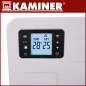 Convector electric, control aplicatie Wifi, functie turbo, temporizator, afisaj LCD, 2300 W, otel si ABS, alb
