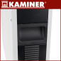Convector electric, control aplicatie Wifi, functie turbo, temporizator, afisaj LCD, 2300 W, otel si ABS, alb