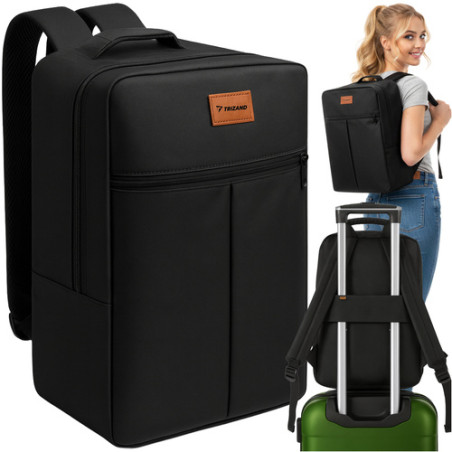Rucsac calatorie, bagaj de mana avion, 40x20x25 cm, 20 litri, bretele reglabile, 470 g