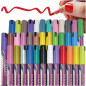 Set 36 markere acrilice, varf 4 mm, pentru multiple suprafete, pigment rezistent la apa Set 36 markere acrilice, varf 4 mm, pentru multiple suprafete, pigment rezistent la apa