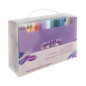 Set 36 markere acrilice, varf 4 mm, pentru multiple suprafete, pigment rezistent la apa Set 36 markere acrilice, varf 4 mm, pentru multiple suprafete, pigment rezistent la apa