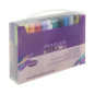 Set markere acrilice impermeabile, 24 culori, pentru multiple suprafete, varf 4 mm Set markere acrilice impermeabile, 24 culori, pentru multiple suprafete, varf 4 mm