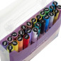 Set markere acrilice impermeabile, 24 culori, pentru multiple suprafete, varf 4 mm Set markere acrilice impermeabile, 24 culori, pentru multiple suprafete, varf 4 mm