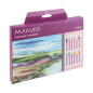 Set 12 markere decorative, acrilice, impermeabile, utilizare universala, culori intense